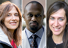 Headshots of Regina Barzilay, Collin Stultz, and Fotini Christia  