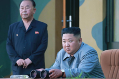  North Korean leader Kim Jong Un in a photo released last week by the Korean Central News Agency. Photo: kcna/kns/Agence France-Presse/Getty Images 