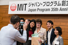 Pat Gercik with MIT Japan students