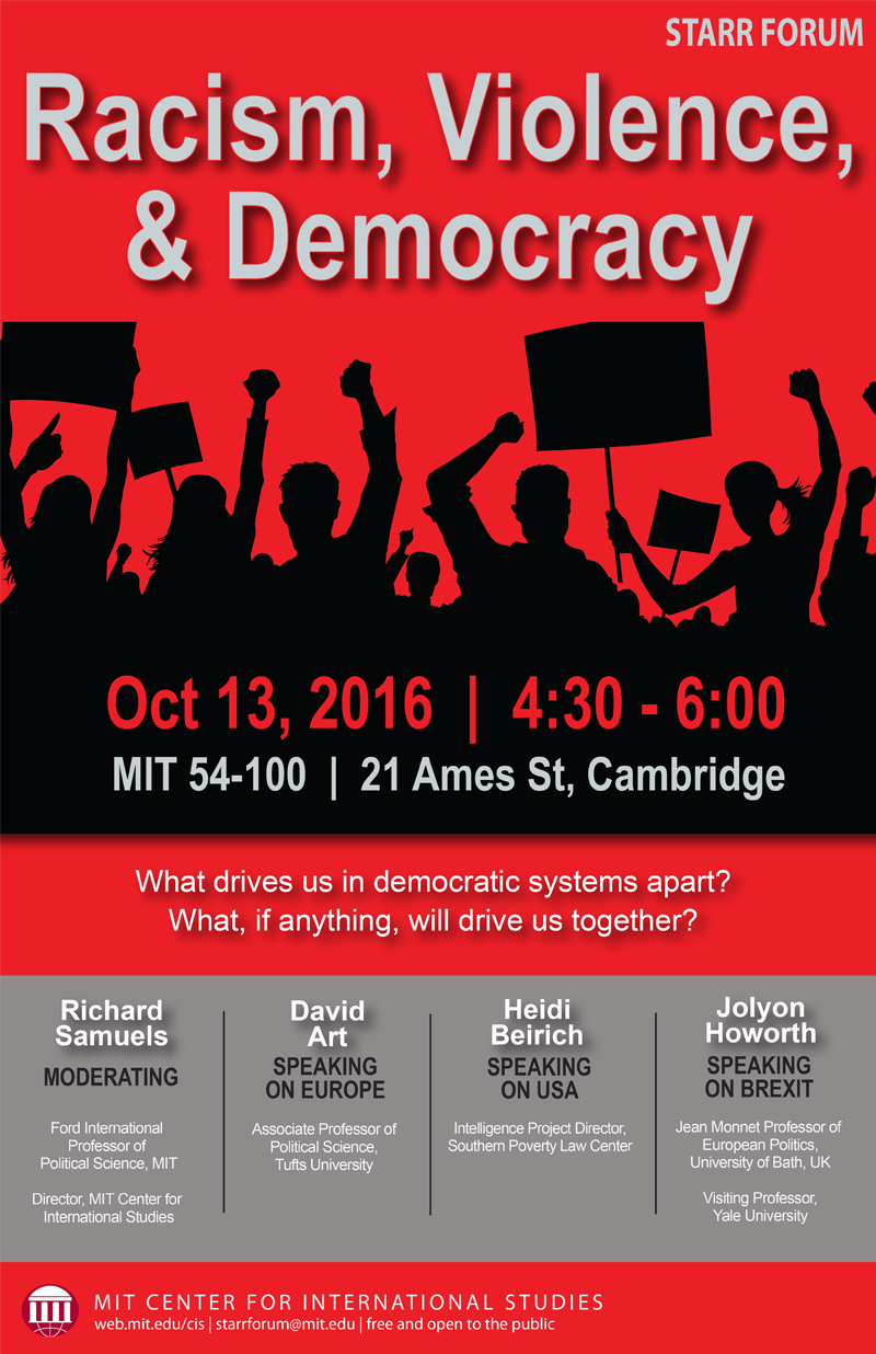 Starr Forum: Racism, Violence, & Democracy